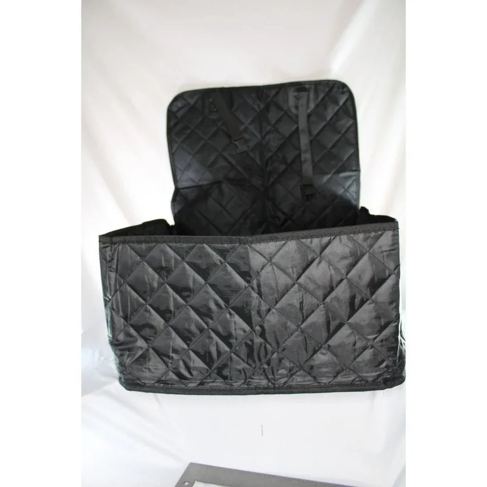 Dog Car Seat Black Quilted Medium in Package 89278